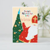 聖ニコラスデーのお祝い サンキューカード (スタンド正面)