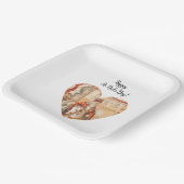 聖ニコラスハートシンタクラース聖ニックの日 ペーパープレート (傾斜あり)