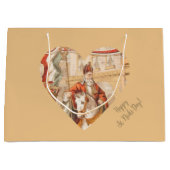 聖ニコラスハートスタークラアス聖ニクルズデイラール ラージペーパーバッグ (正面)