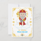 聖ニコラスホーリーカード 招待状 (正面)