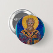 聖ニコラスミラクルワーカーボタン 缶バッジ (正面&裏面)