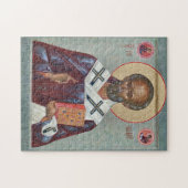 聖ニコラスワンダーワーカーオーソドックスのアイコン ジグソーパズル (横)