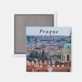 聖ニコラス教会とプラハの屋根 マグネット (正面/裏面)