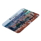 聖ニコラス教会とプラハの屋根 マグネット (左側)