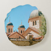 聖ニコラス教会 – コトル – モンテネグロ ラウンドクッション (裏面)