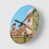 聖ニコラス教会 – コトル – モンテネグロ ラウンド壁時計 (傾斜)