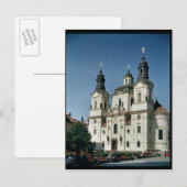 聖ニコラス教会、1703年～61年に建てられた ポストカード (正面/裏面)