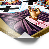 聖ニコラス正教会のアイコン，セルビア語01 フォトプリント            (角)