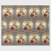 聖ニコラス正教会のアイコン ラッピングペーパー (フラット)