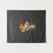 聖ニコラス正統のセルビア文字アイコン タペストリー (正面(横))