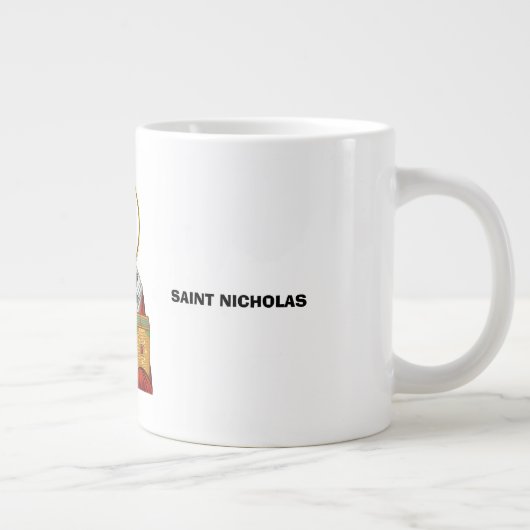 聖ニコラス正統のセルビア聖人のアイコン ジャンボコーヒーマグカップ (右)