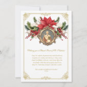 聖ニコラス赤ポインセティアスのクリスマスの饗宴 (正面)