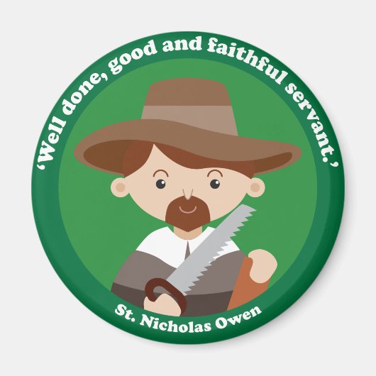 聖ニコラス・オーウェン マグネット (正面)