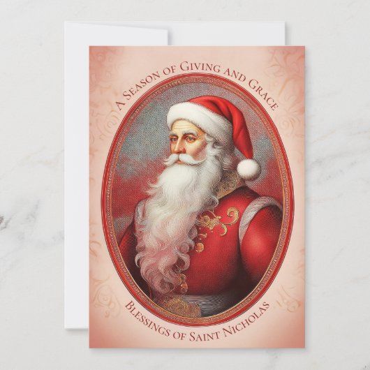 聖ニコラス クリスマスカード カード (正面)