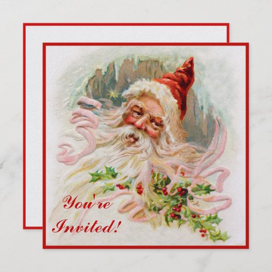 聖ニコラス 招待状 (正面/裏面)