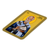 聖ニコラス、正教会スラヴ派のイコン マグネット (左側)