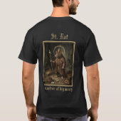 聖ネズミ、巨財の守護聖人 - 中世の富 Tシャツ (裏面)
