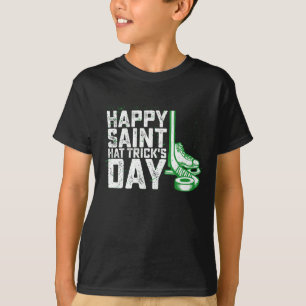 聖ハットトリックの日 アイスホッケー セントパトリックス Tシャツ