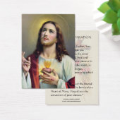 聖ハートイエスカトリック修復祈りの言葉 (デスク)