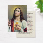 聖ハートイエスカトリック修復祈りの言葉 (デスク)