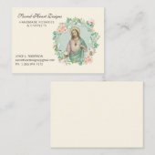 聖ハートイエスユーカリプトゥス宗教事業 名刺 (正面/裏面)