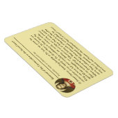 聖ハートイエズコンセションリニューアル祈りの言葉 マグネット (右側)