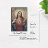 聖ハートイエズス葬儀記念聖札 (デスク)