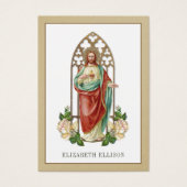 聖ハートイエズス葬祭記念祈りの言葉カード (正面)