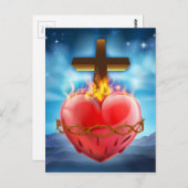 聖ハートクリスチャンイラストレーション ポストカード (正面/裏面)