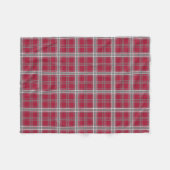 聖ハート大学タータンチェック フリースブランケット (正面(横))