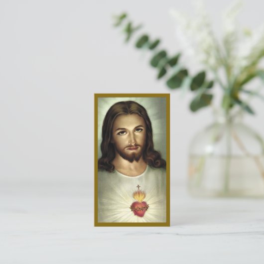 聖ハート献身祈りの言葉カード コーリングカード (スタンド正面)