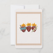 聖ハート祈りの言葉カード サンキューカード (正面)