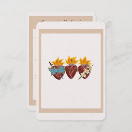 聖ハート祈りの言葉カード サンキューカード