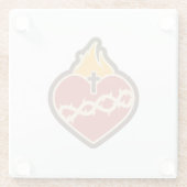 聖ハート ガラスコースター (裏面)