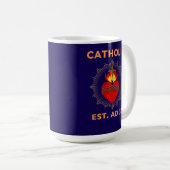 聖ハートAD 33カトリックMUG コーヒーマグカップ (正面右)
