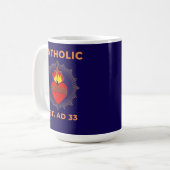 聖ハートAD 33カトリックMUG コーヒーマグカップ (正面左)