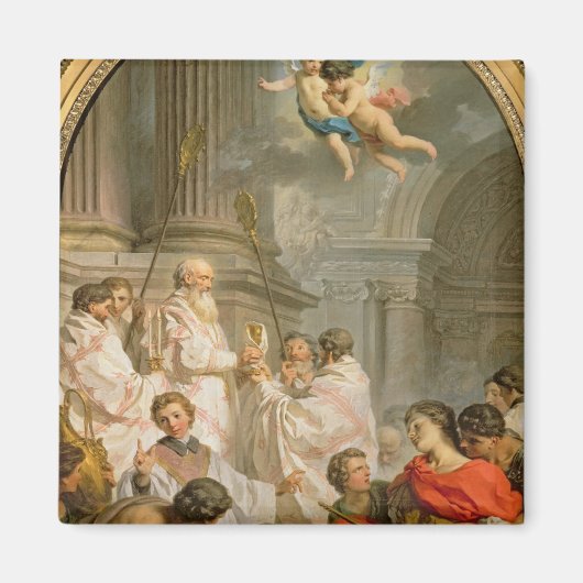 聖バジルの質量(キャンバス上の油) マグネット (正面)
