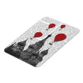 聖バジル大聖堂と赤い熱気球 マグネット (左側)