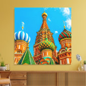 聖バジル大聖堂 キャンバスプリント (インサイチュ (リビング))