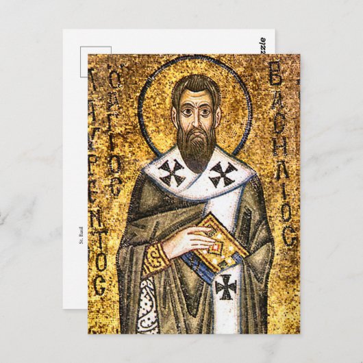聖バジル正教会のキリスト教のアイコン ポストカード (正面/裏面)