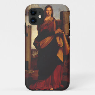 聖バルバラの聖像グラフィックアート iPhone 11 ケース