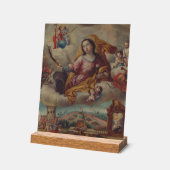 聖バルバラ 聖女と殉教者 アクリルサイン (傾斜)