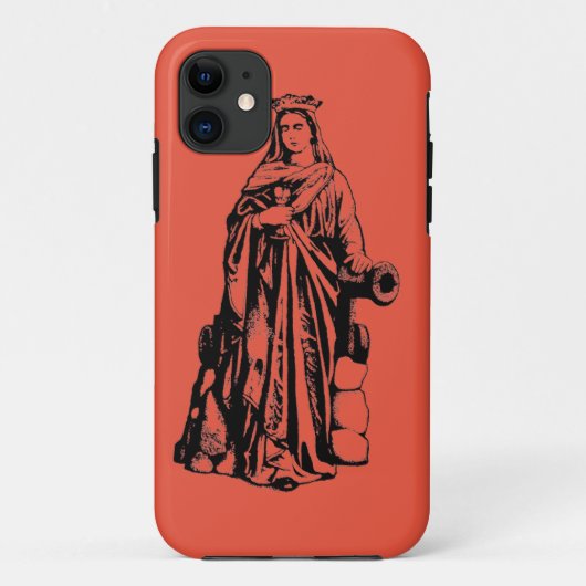 聖バルバラ 聖女・殉教者 Case-Mate iPhoneケース (裏面)