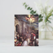 聖バレンタインのバプテスマを施す聖ルチラハガキ シーズンポストカード (スタンド正面)