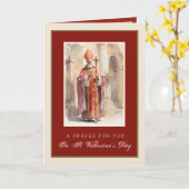 聖バレンタインデー宗教イエス祈りの言葉 カード (黄色い花)