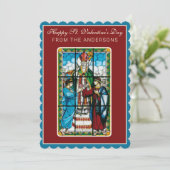 聖バレンタインデー宗教詩祈りの言葉  カード (スタンド正面)