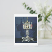 聖バーバラの遺物庫、14-15世紀（シルブ） ポストカード (スタンド正面)