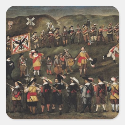 聖バーバラ兄弟会のメンバー スクエアシール (正面)