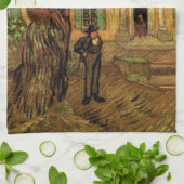 聖パウルの松の木 by ヴィンセント・ヴァン・ゴッホ キッチンタオル (折り畳み)