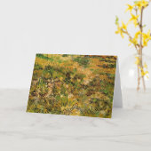 聖パウル病院の庭の草原（サン・レミの精神病院）by ヴィンセント・ヴァン・ゴッホ カード (黄色い花)